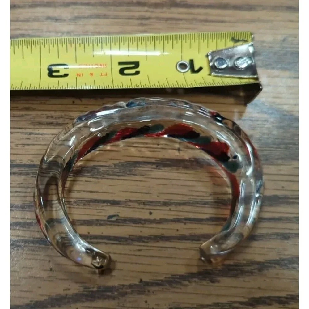 Handmade Art Glass Beautiful Bangle Bracelet
